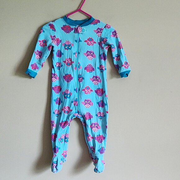 Garanimals Cute Little Footed Owl Sleeper. Size 6-9 Months - Picture 2 of 5